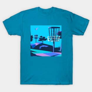 Disc Golf Park on Summer Day T-Shirt